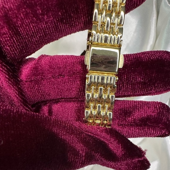 Simple square Gold and Purple Women\'s  Watch main image 8